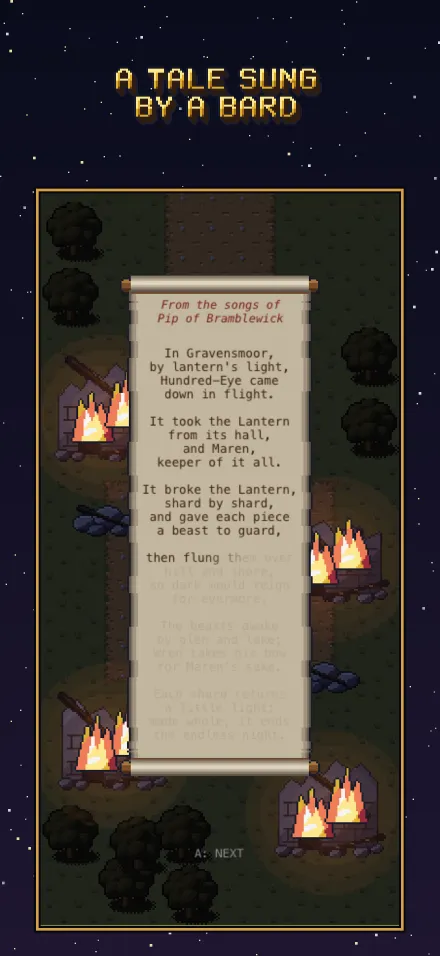 A TALE SUNG BY A BARD